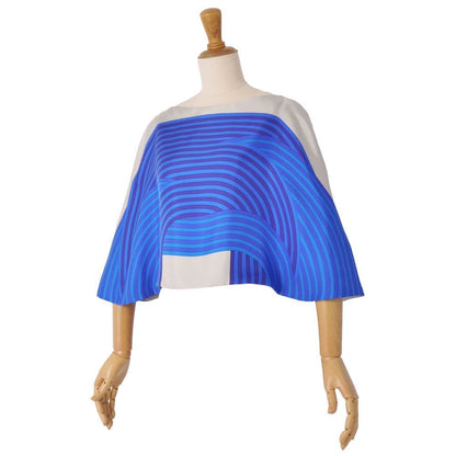 Hermes Shirt Blouse Poncho Silk Allover Top — view 4