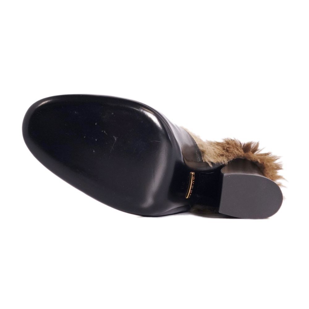 Gucci Sandals Prince Town Horsebit Fur Leather — view 8