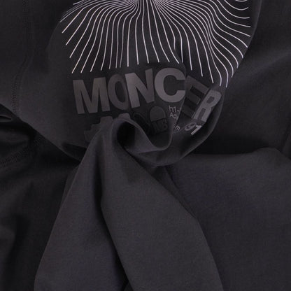 Moncler T-Shirt Shortsleeves Black — view 4