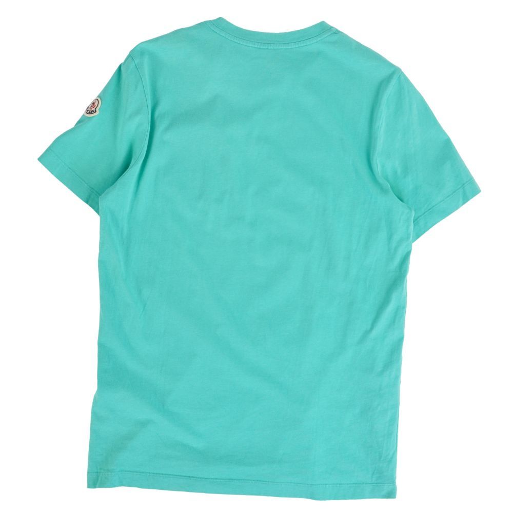 Moncler T-Shirt Shortsleeves Blue — view 3