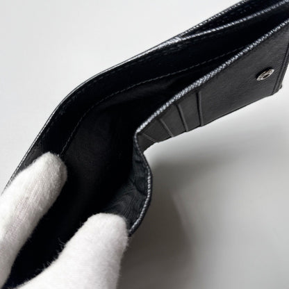 Prada Saffiano Trianglelogo Wallet Black — view 4
