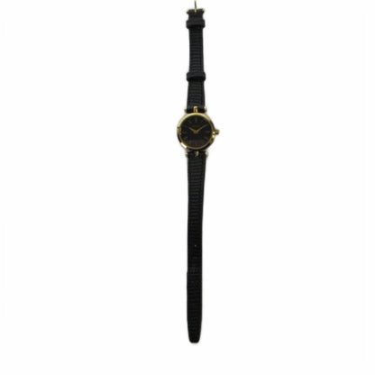 Gucci Watch B-man Black Leather leto Gold — view 3