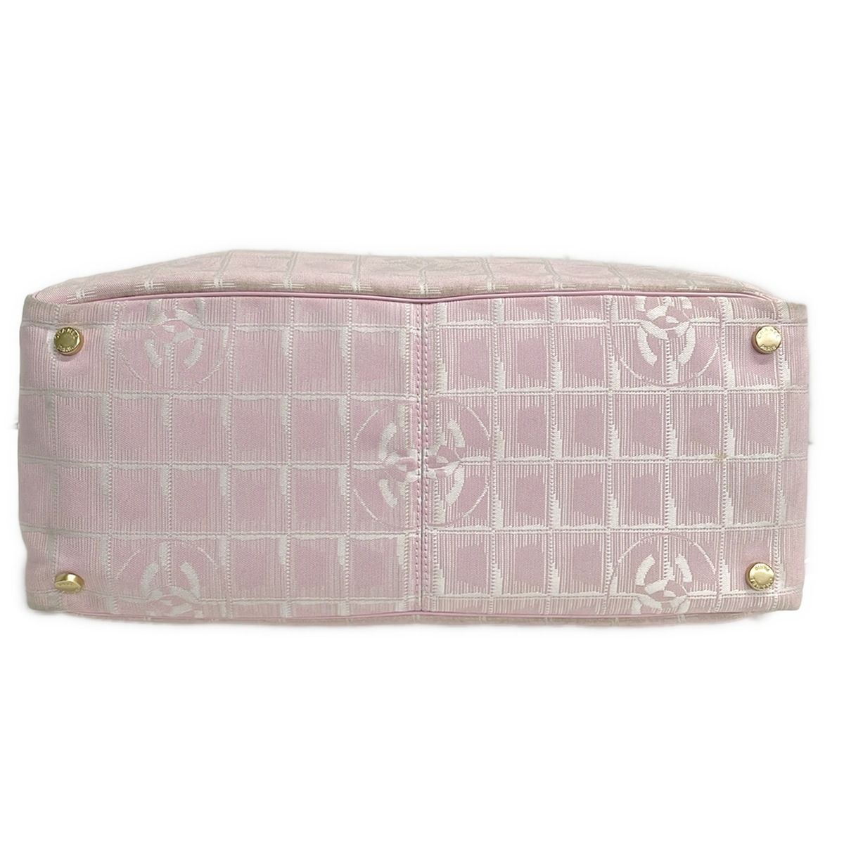 Chanel Tote Line MM Pink Leather — view 5