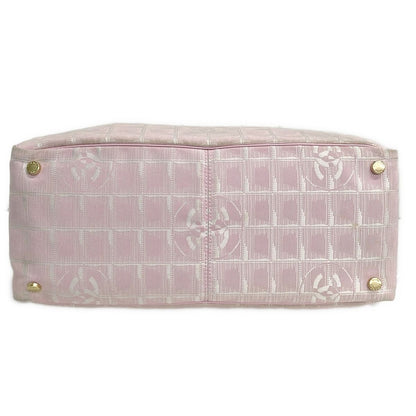 Chanel Tote Line MM Pink Leather — view 5