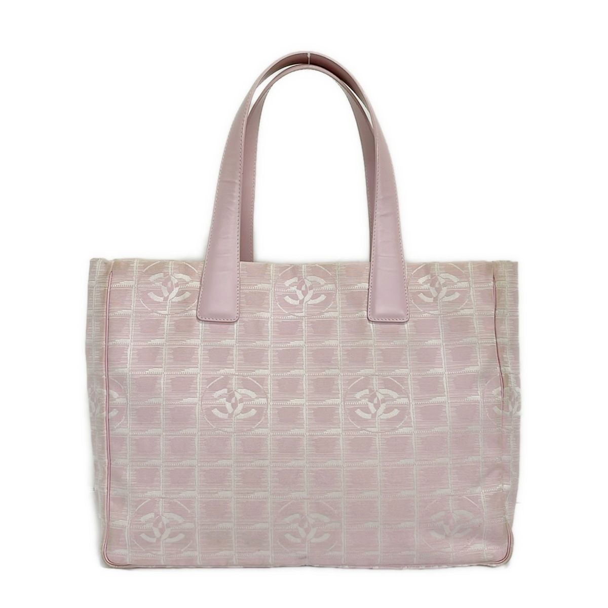 Chanel Tote Line MM Pink Leather — view 3