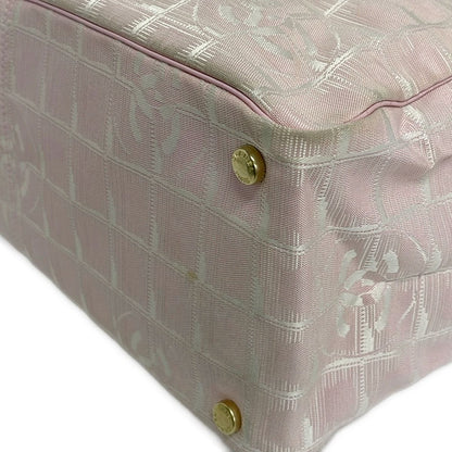Chanel Tote Line MM Pink Leather — view 6