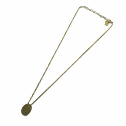 Dior Necklace Pendant Logo Gold — view 4