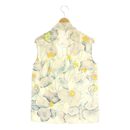 Hermes Maleji Era of Silk 36 Offwhite Gray T-Shirt — view 2