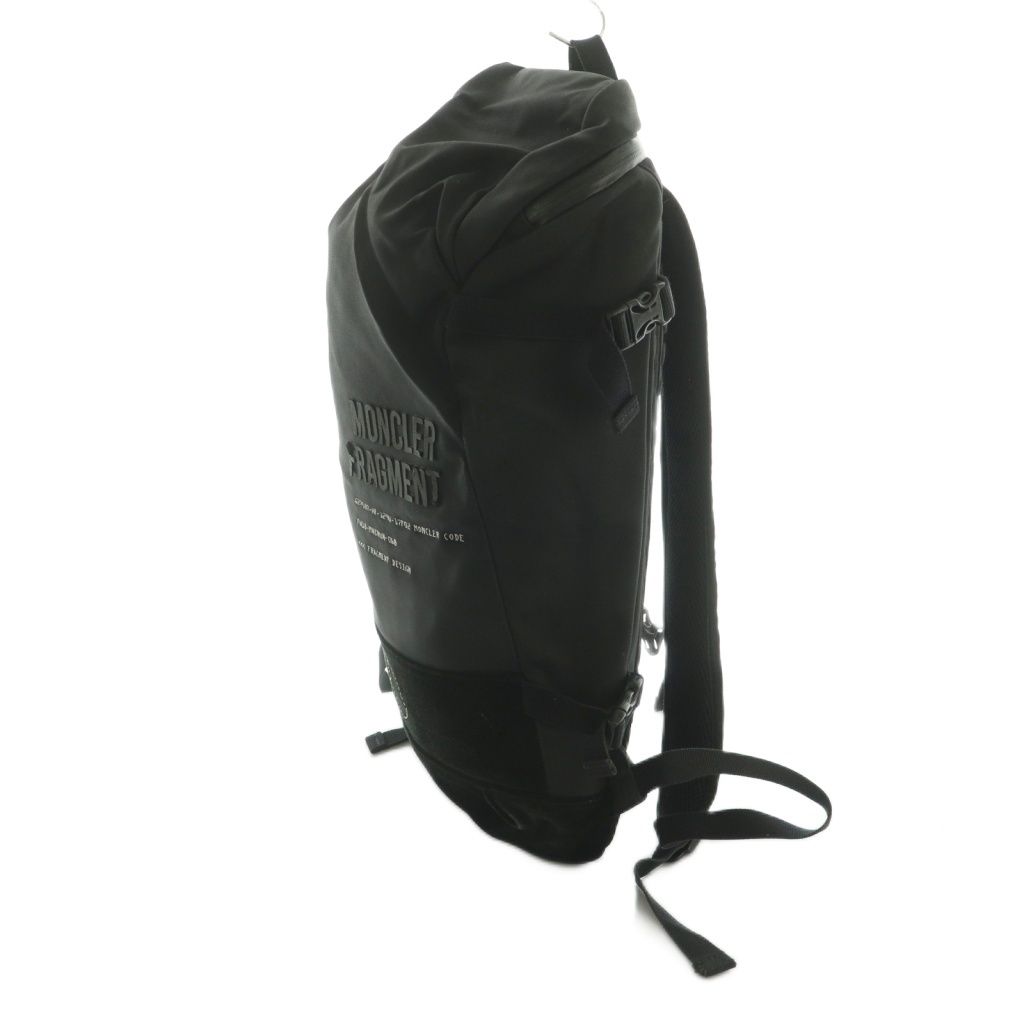 Moncler Cles Genius Fragment Hiroshi Fujiwara Sac Logo Black Backpack — view 3