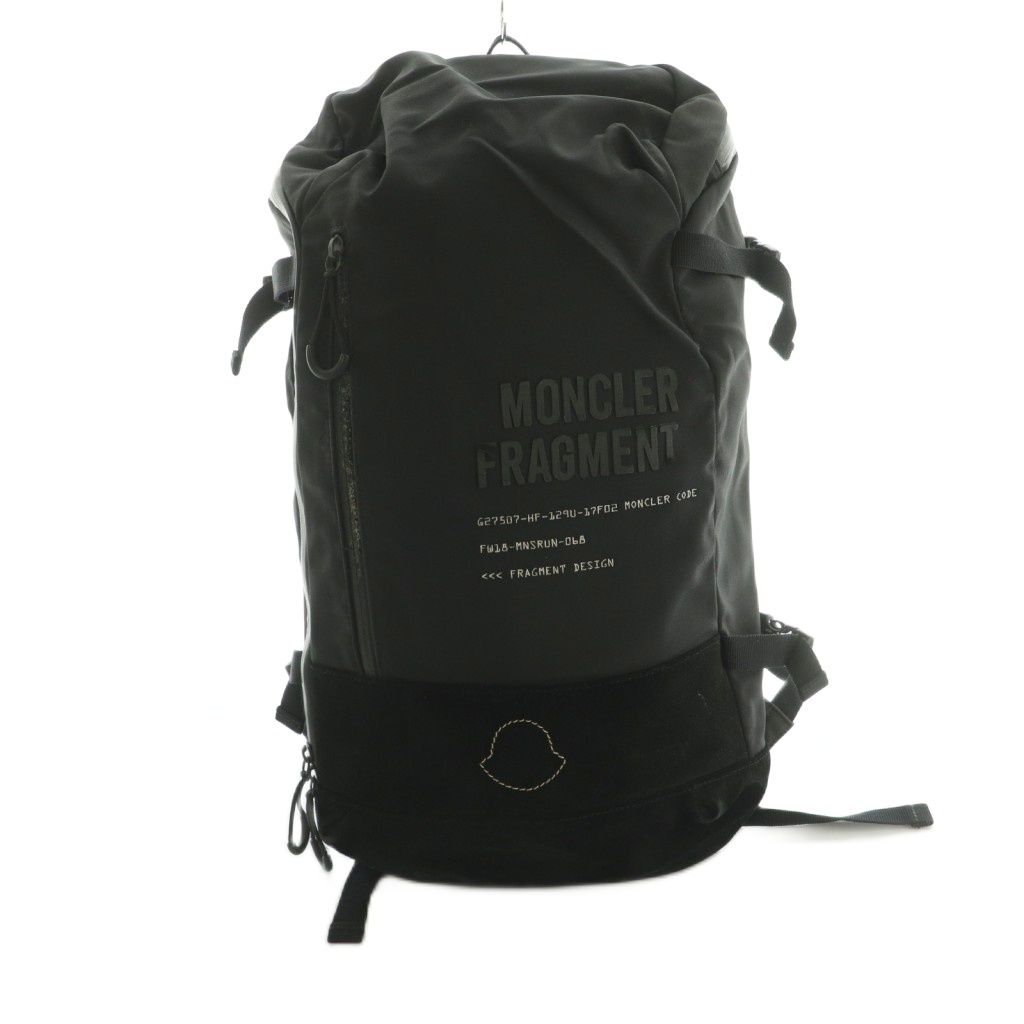 Moncler Cles Genius Fragment Hiroshi Fujiwara Sac Logo Black Backpack