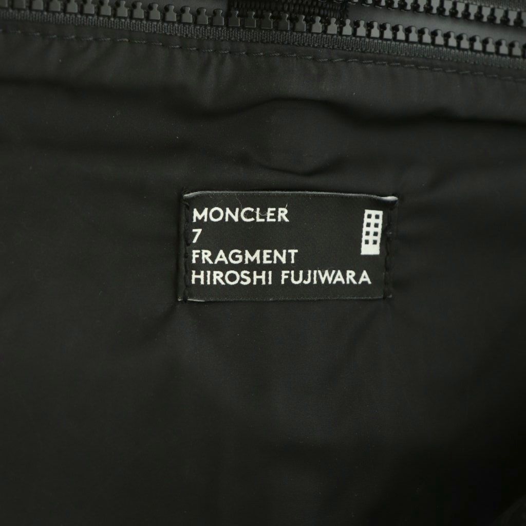 Moncler Cles Genius Fragment Hiroshi Fujiwara Sac Logo Black Backpack — view 6