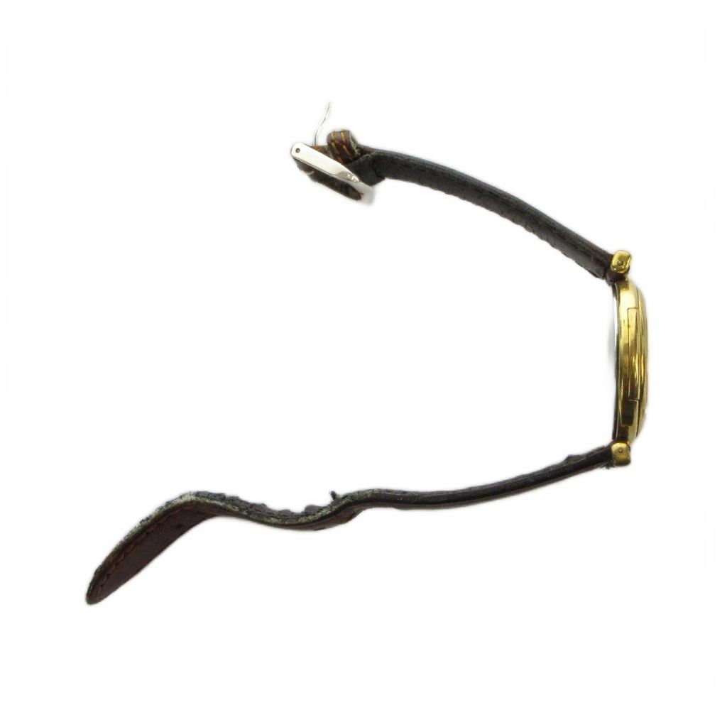Hermes Watch Carre Leather leto Gold — view 6