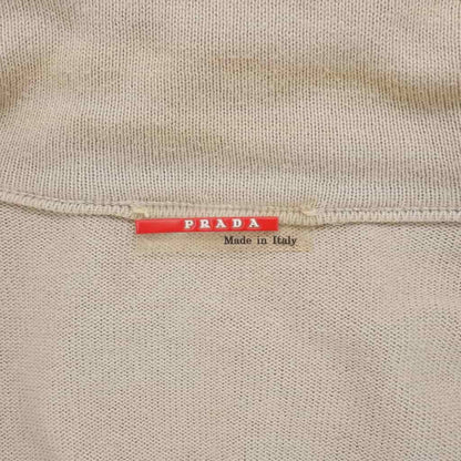 Prada Sport Knit Cotton Multi Pocket 50 Beige Sweater — view 8