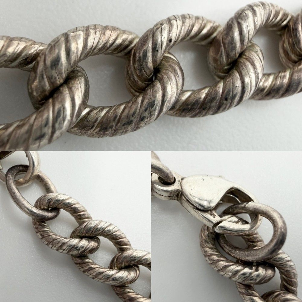 Tiffany & Co Necklace Twist Loop Chain 925 Sterling Silver — view 5