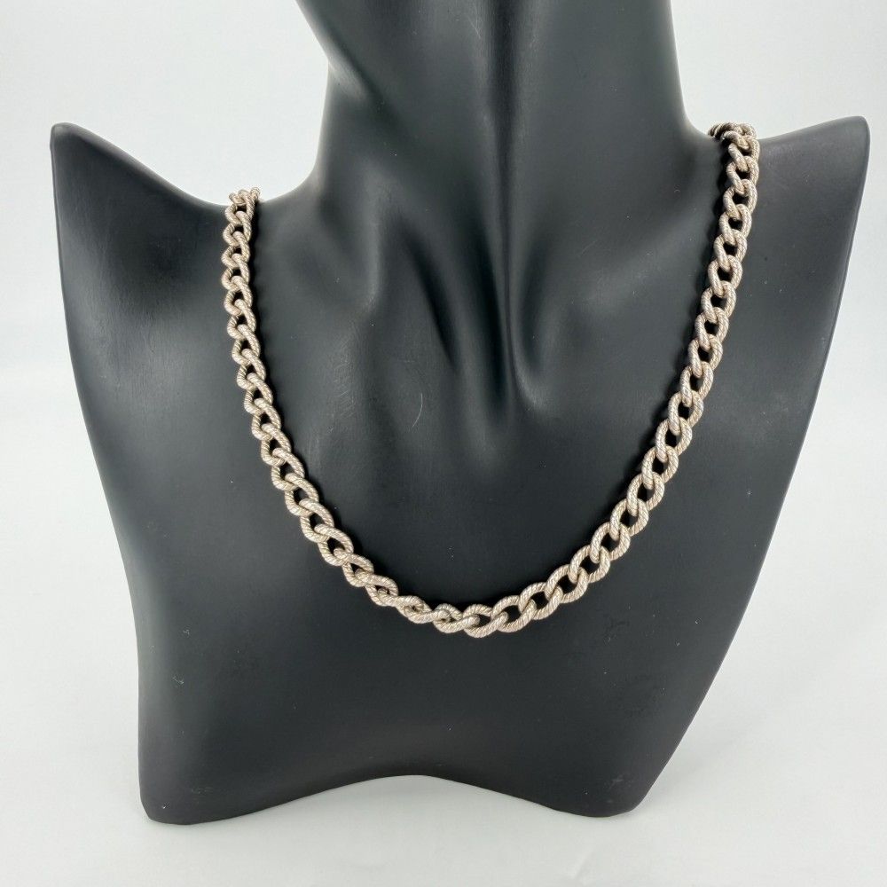 Tiffany & Co Necklace Twist Loop Chain 925 Sterling Silver — view 2