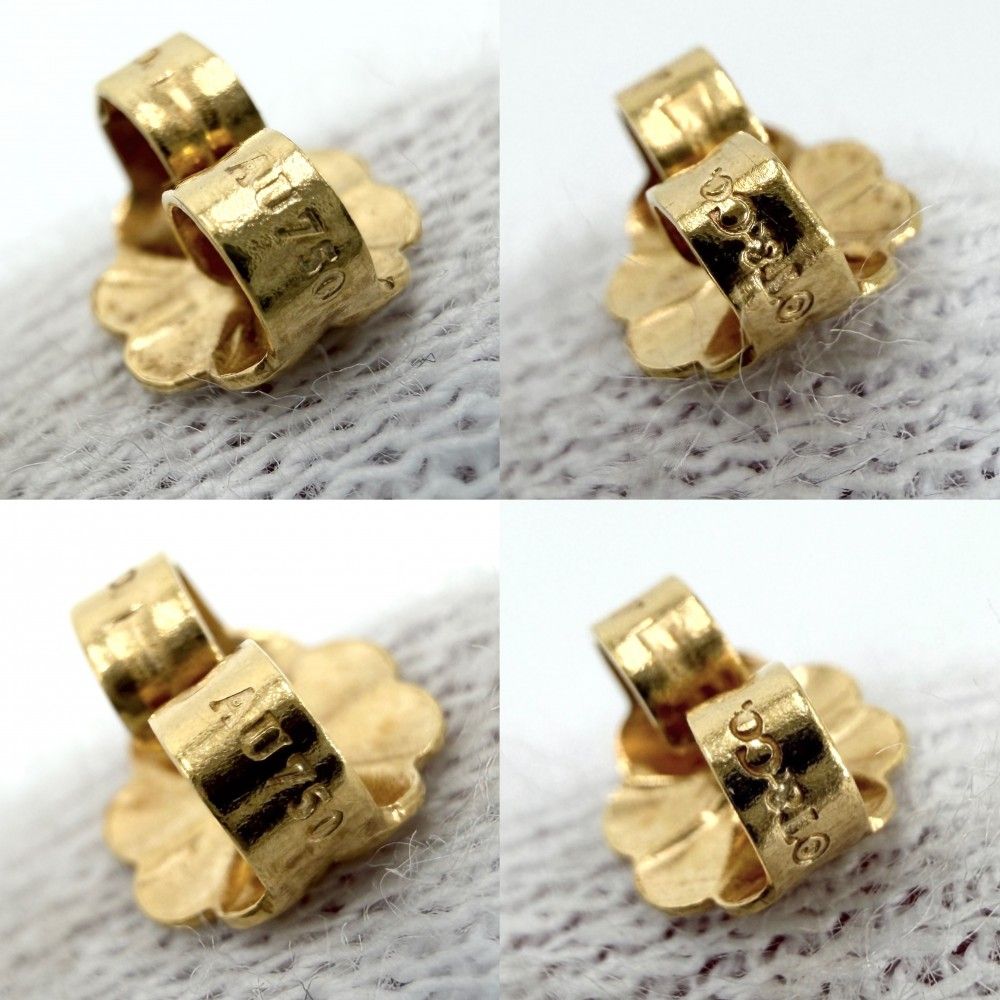 Tiffany & Co Earrings Twist Hoop 18k YG Gold — view 5