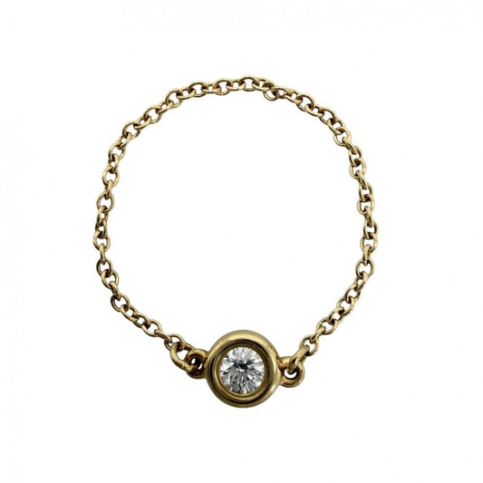 Tiffany & Co Ring Elsa Peretti by the Yard 18k YG Gold Diamond