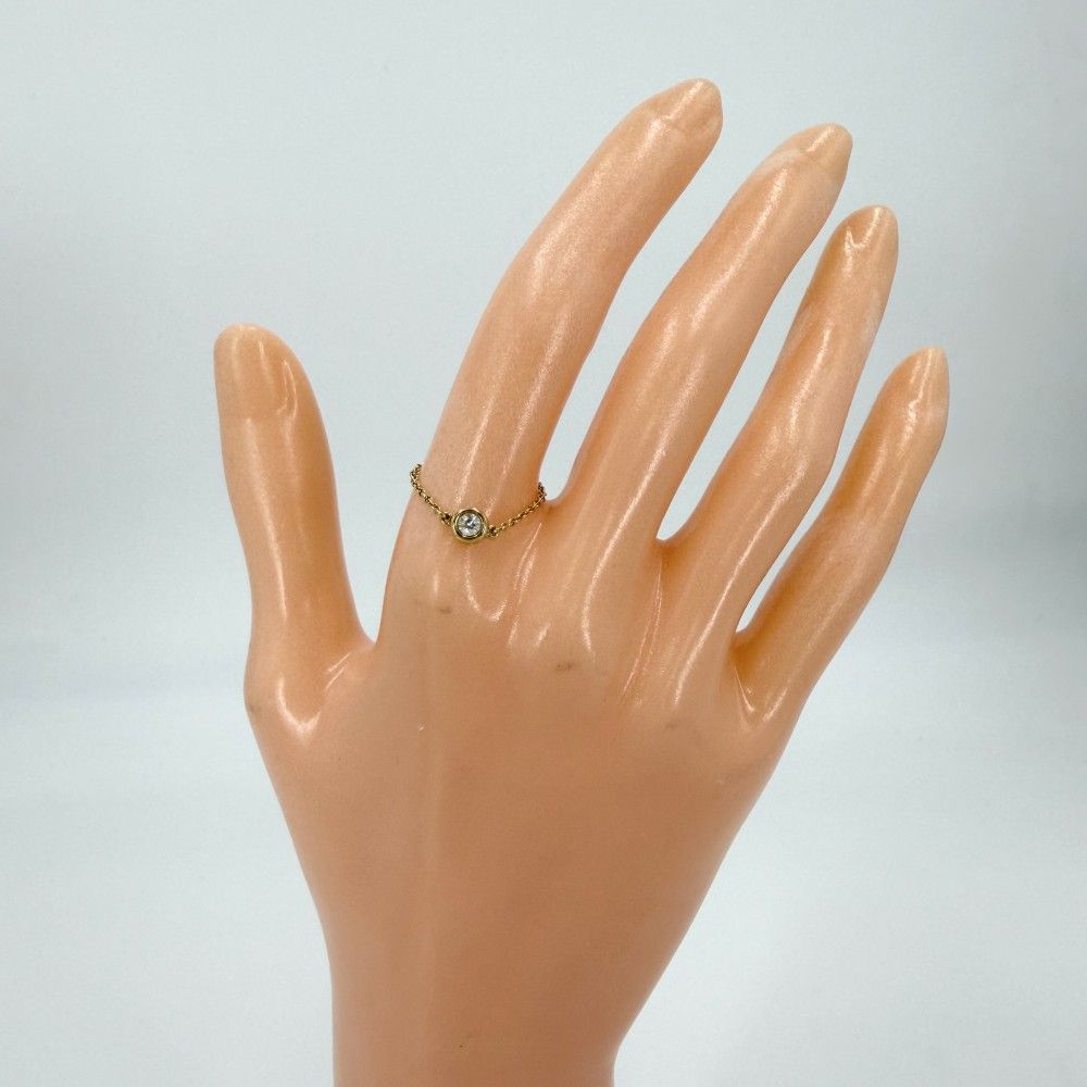 Tiffany & Co Ring Elsa Peretti by the Yard 18k YG Gold Diamond — view 3
