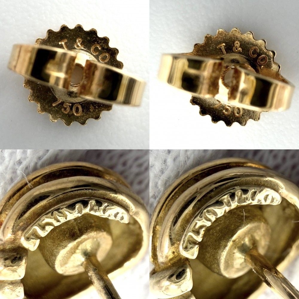 Tiffany & Co Earrings Twist 18k YG Gold — view 5