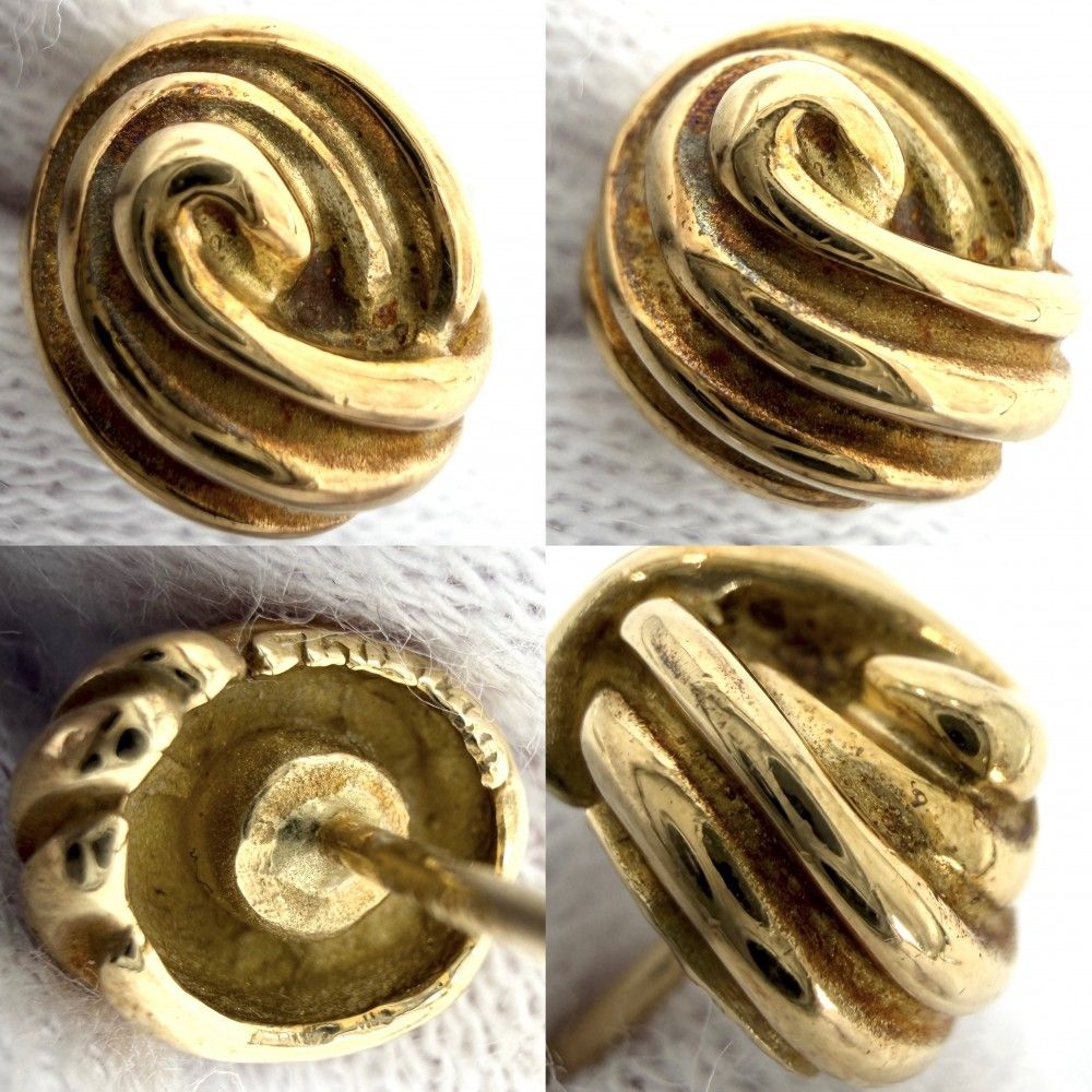Tiffany & Co Earrings Twist 18k YG Gold — view 6