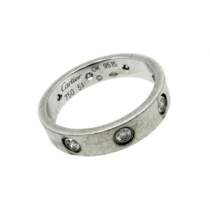Cartier Ring Love Diamond 18k WG 51 White Gold