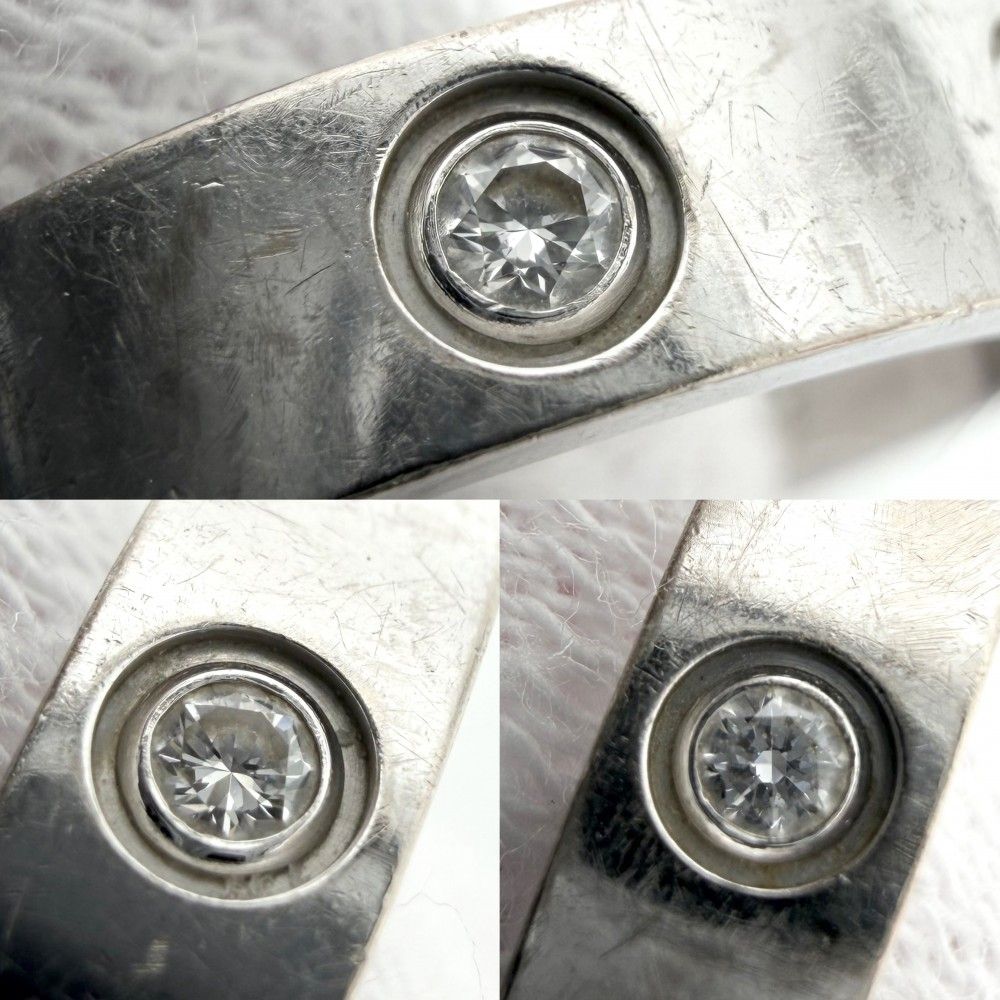 Cartier Ring Love Diamond 18k WG 51 White Gold — view 4