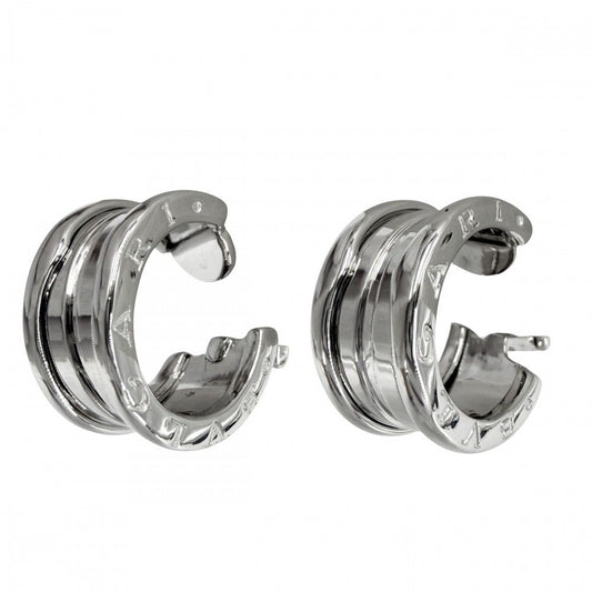 Bvlgari Earrings 18k WG White Gold