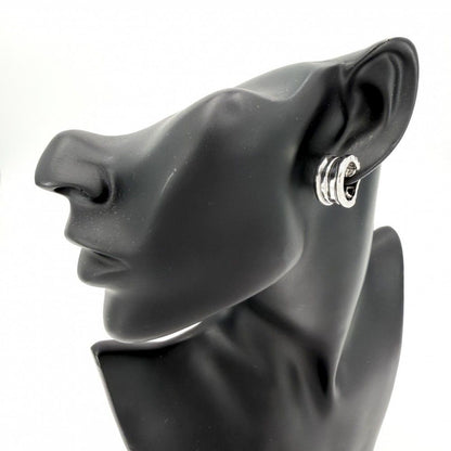 Bvlgari Earrings 18k WG White Gold — view 3