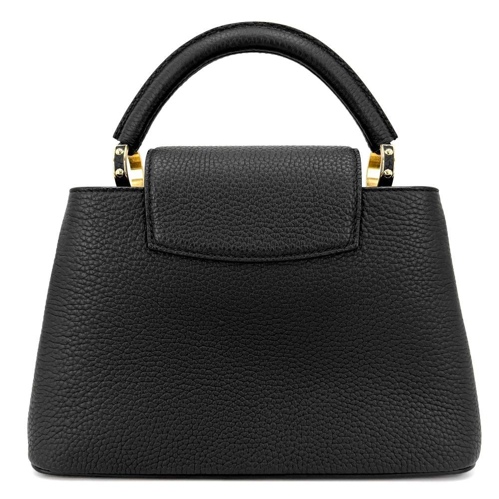 Louis Vuitton 2-Way Capucines BB Shoulder Bag Crossbody Taurillon Leather Black — view 2