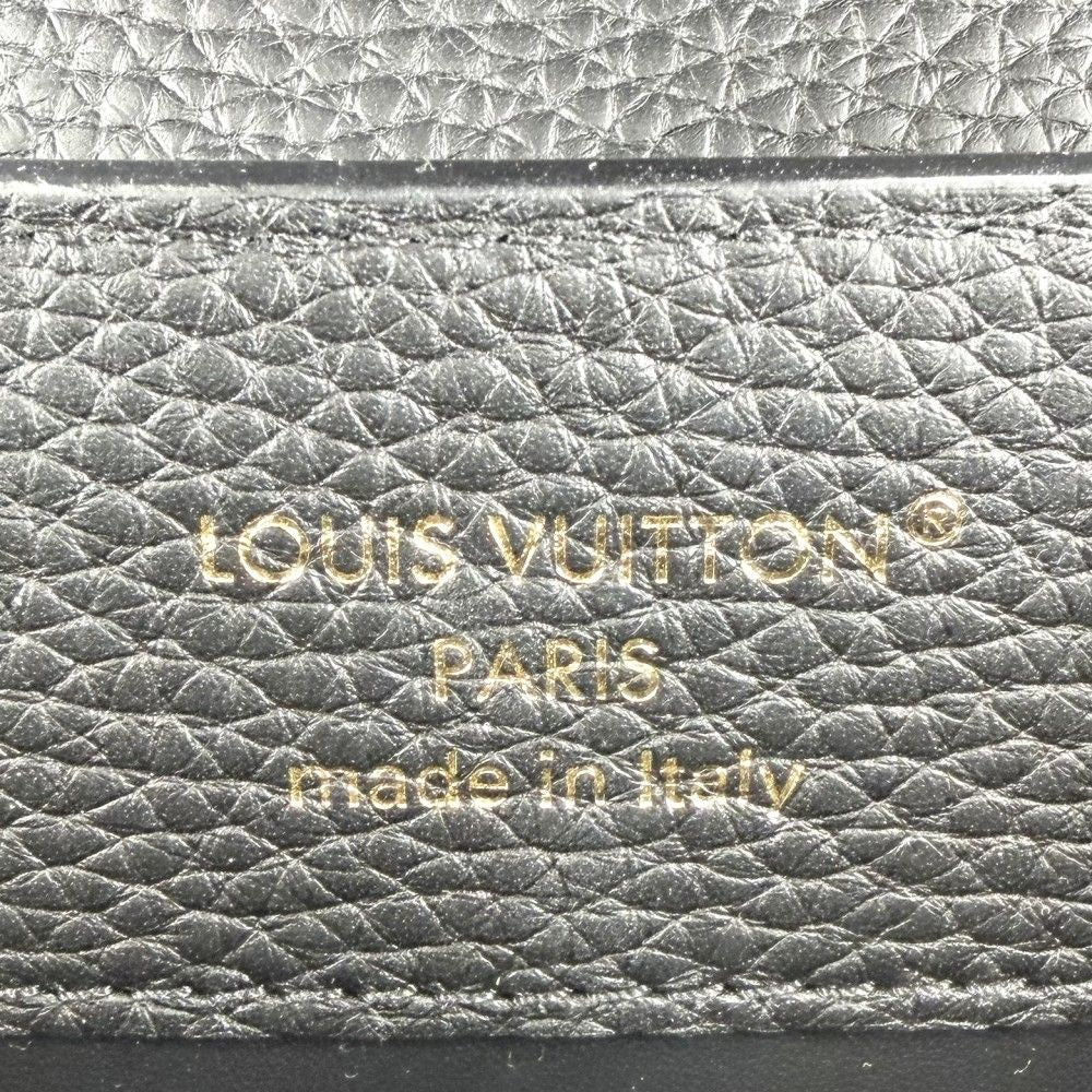 Louis Vuitton 2-Way Capucines BB Shoulder Bag Crossbody Taurillon Leather Black — view 5