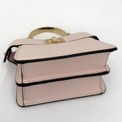 Fendi 2-Way Peekaboo ISeeU Small Micro Mini Shoulder Bag Crossbody Leather Pink — view 3