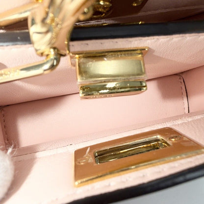 Fendi 2-Way Peekaboo ISeeU Small Micro Mini Shoulder Bag Crossbody Leather Pink — view 5
