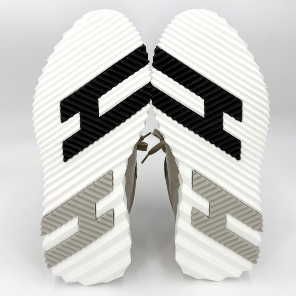 Hermes Sneakers Bouncing Shoes 39.5 Leather Suede Rubber Beige White — view 5