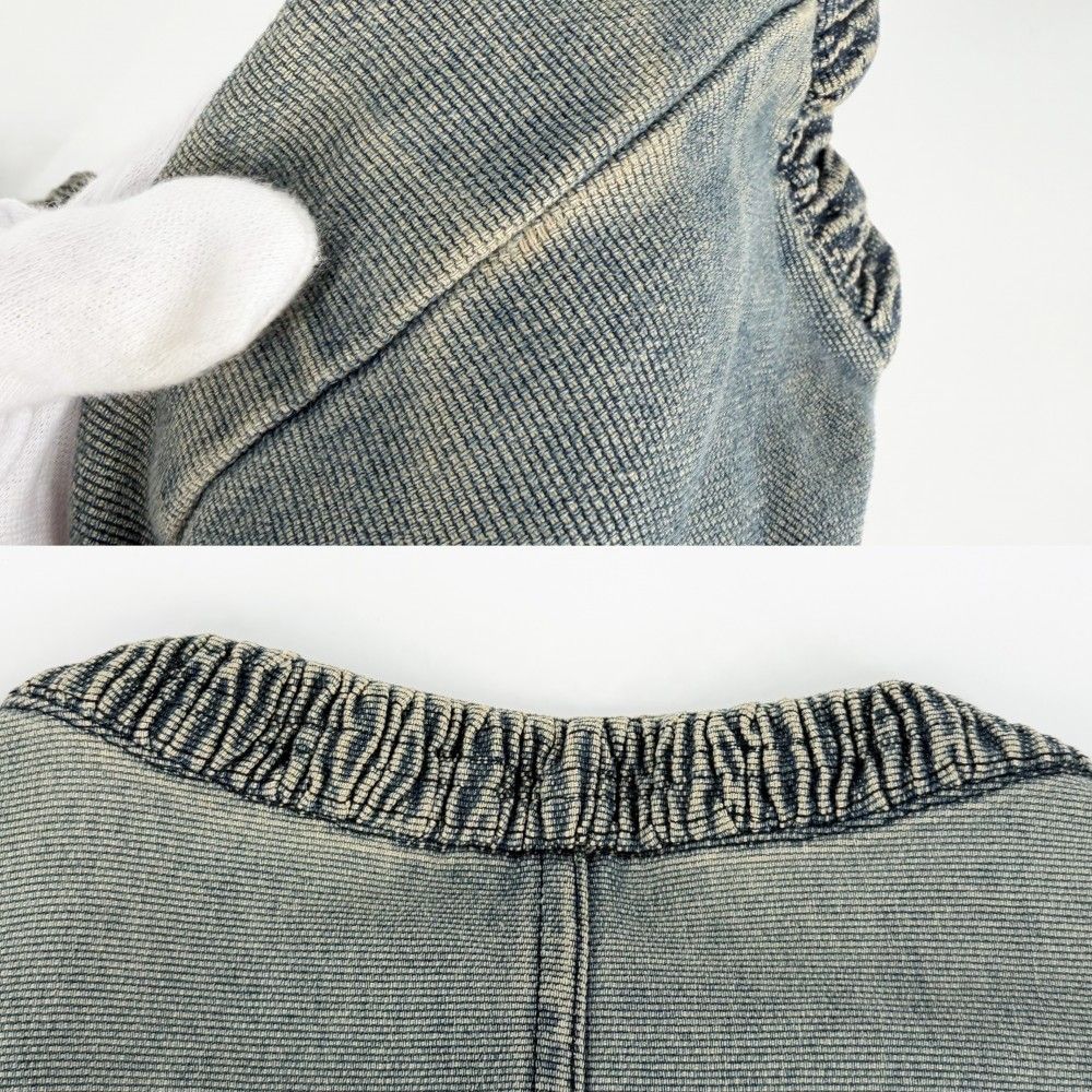 Chanel Denim Jacket Long 40 Indigo Cotton Spring Autumn — view 5