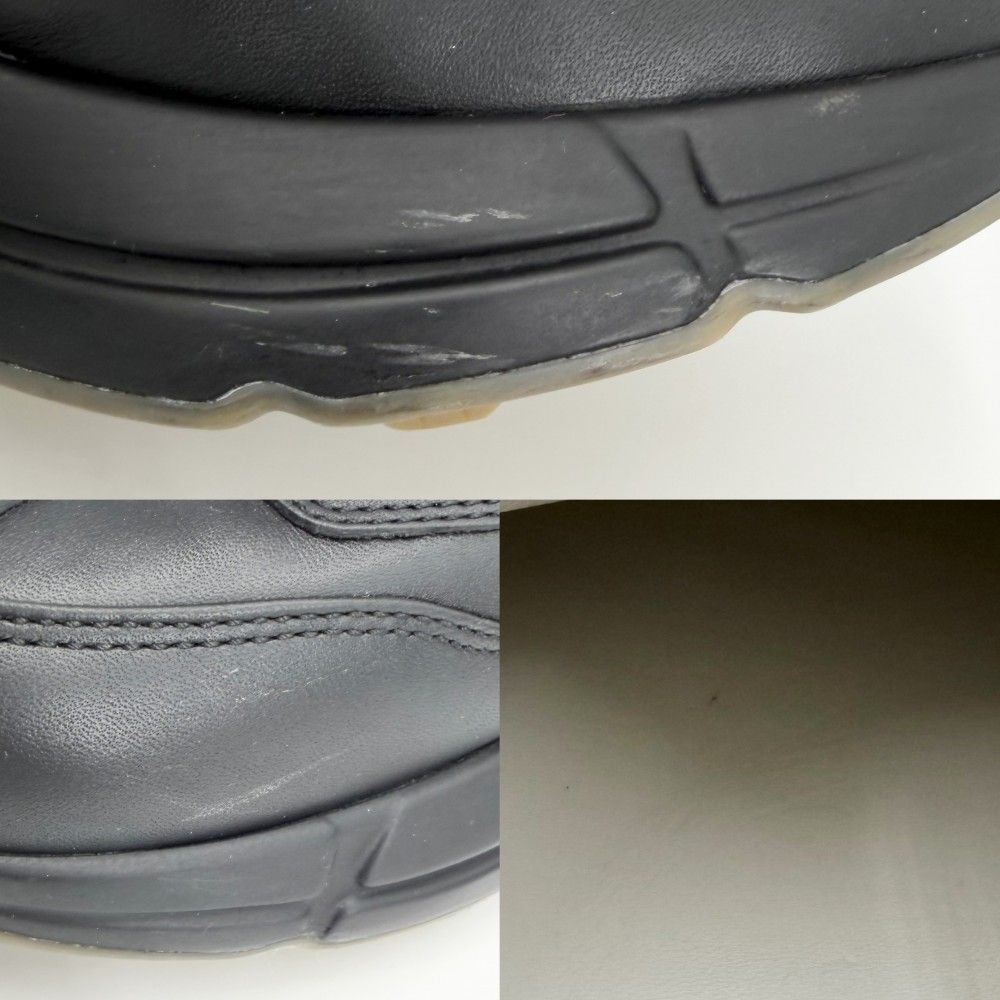Gucci Sneakers Ryton Low Cut Shoes 6.5 Leather Black — view 8