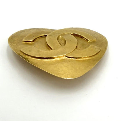 Chanel Brooch CC Logo Gold Plated — view 3
