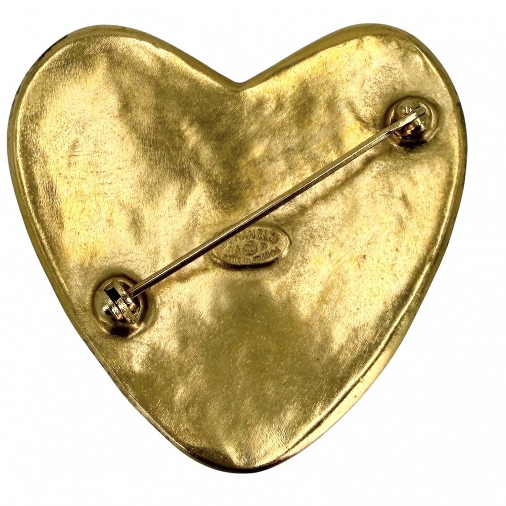 Chanel Brooch CC Logo Gold Plated — view 2