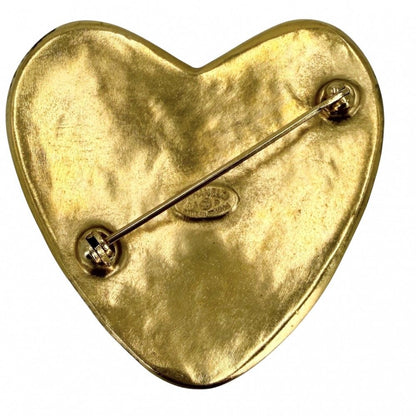 Chanel Brooch CC Logo Gold Plated — view 2