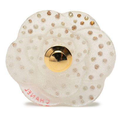 Chanel White Multicolor Plastic Line Strike 1 Brooch — view 2