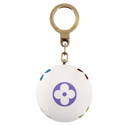 Louis Vuitton Key Holder Astro Pill Bag Charm Monogram Multicolor White Gold — view 2