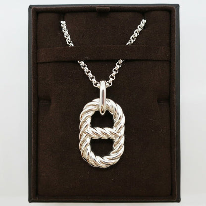 Hermes Heaven Chaine D'ancre A2 Torsade Pendant Grand Necklace — view 9