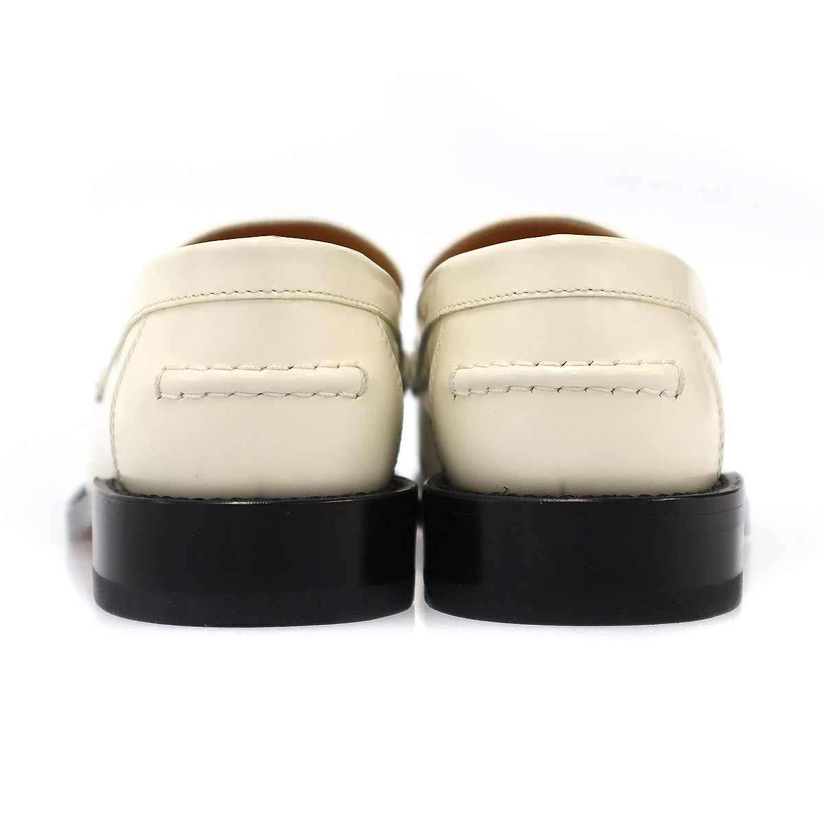Dior Plate Leather Loafers Shu-z White — view 3