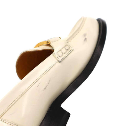 Dior Plate Leather Loafers Shu-z White — view 9