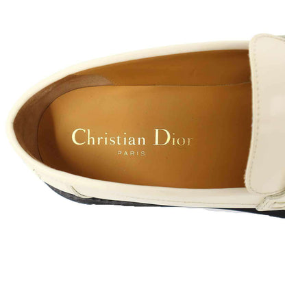 Dior Plate Leather Loafers Shu-z White — view 5