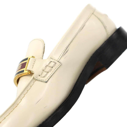 Dior Plate Leather Loafers Shu-z White — view 8