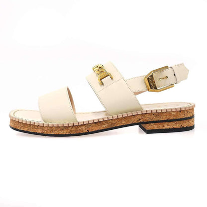 Gucci Che tola leather Sandals Gray Beige — view 2