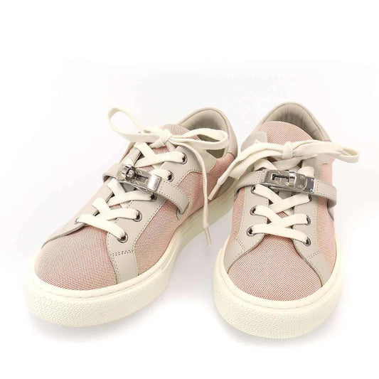 Hermes Kelly Low Cut Sneakers Pink Gray