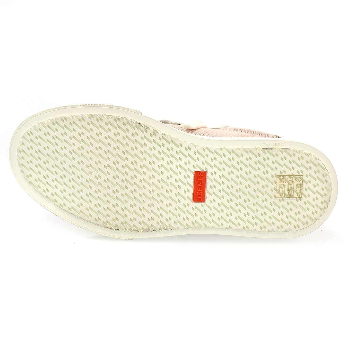 Hermes Kelly Low Cut Sneakers Pink Gray — view 4