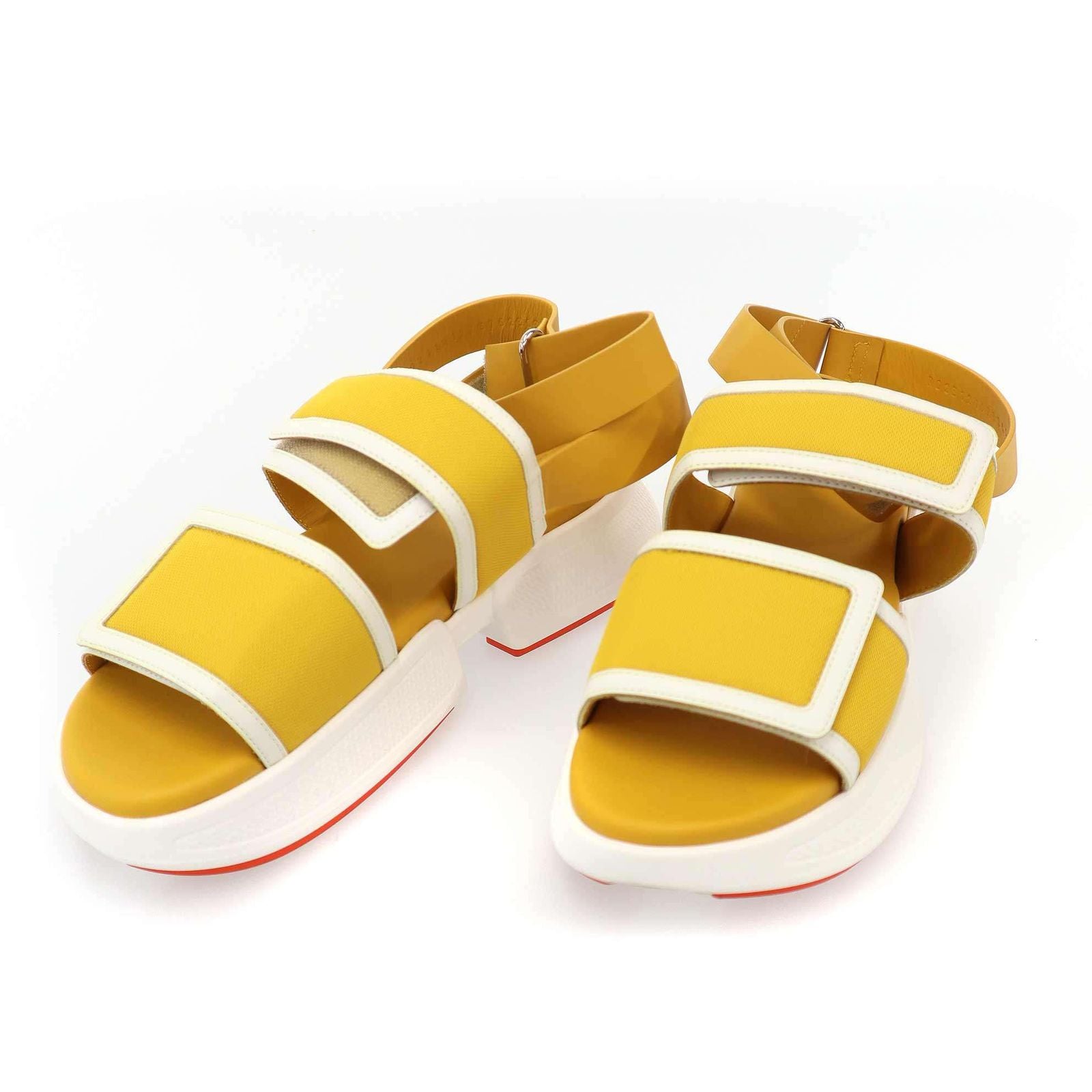 Hermes Geek Sandals Yellow