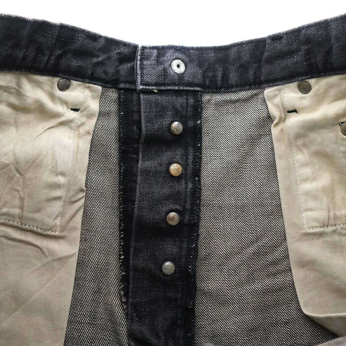 Dior Homme Dio Luster Jeans Lastar Denim Pants Black 34 — view 9